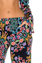 NOCHES DE SEVILLA - Tropicana Shoulder Top & Split Side Wide Leg Pant • Multicolor