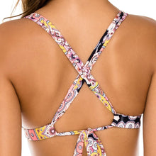 ALHAMBRA - Molded Push Up Bandeau Halter Top