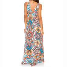 MAESTRANZA - V Neck Long Dress