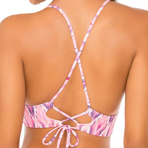 CADIZ - Cross Back Bustier Top