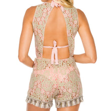 GITANA - Deep Vneck Romper