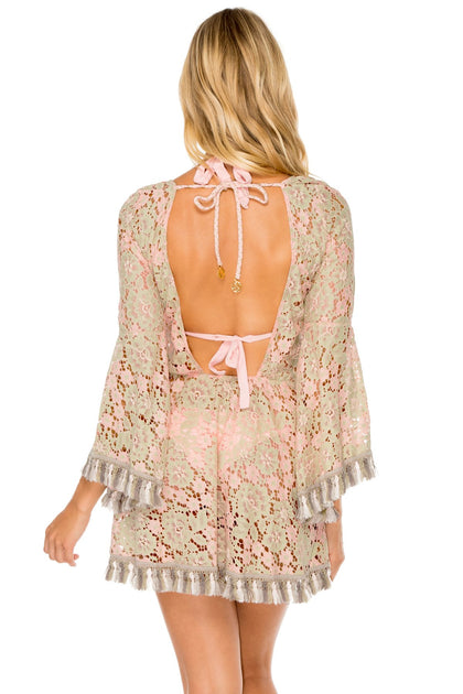 GITANA - Bell Sleeve Dress • Multicolor