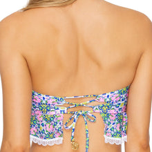 ANGEL FACE - Lace Trim Bandeau Crop Top