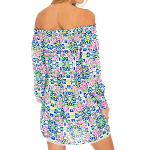 ANGEL FACE - Cuff Bell Sleeve Dress