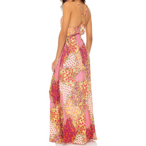 GYPSY DREAM - V Neck Long Dress