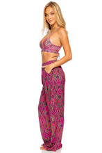 VAMOS A CABOS - Underwire Top & Flare Bottom Pants • Multicolor