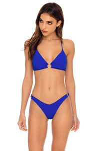 LAST FLING - Bralette Top & High Leg Brazilian Bottom • Something Blue