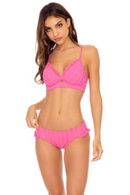 BACHELORETTE AND HER BABES - Underwire Top & Ruffle Full Seamless Bottom • Party Pink