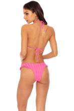 BACHELORETTE AND HER BABES - Bandeau Top & High Leg  Bottom • Party Pink