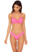 BACHELORETTE AND HER BABES - Bandeau Top & High Leg  Bottom • Party Pink