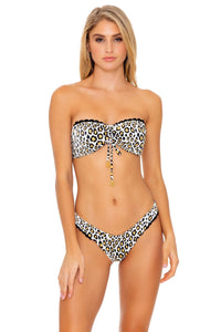 WILD SIDE - Bandeau Top & High Leg Bottom • Multicolor