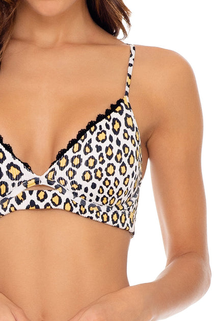 WILD SIDE - Underwire Top & Seamless Wavey Ruched Back Bottom • Multicolor