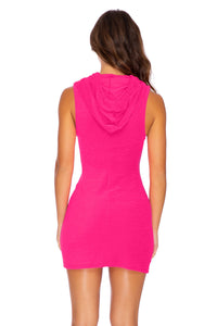 GLOW BABY GLOW - Hoodie Pocket Dress