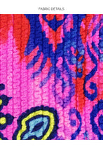 PINK LAGOON - Triangle Top & Wavey Ruched Back Tie Side Bottom • Multicolor