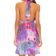 PINK LAGOON - Deep Plunge Mini Dress