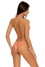 CALYPSO - Triangle Top & Wavey Ruched Back Tie Side Bottom • Rojo Runway