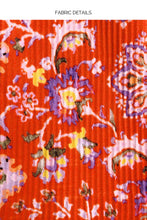 CALYPSO - Triangle Halter Top & Full Bottom • Rojo