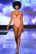 RIVER DANCE - Peek-a-boo Underwire One Piece Bodysuit • Coastal Coral Runway