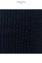 PURA CURIOSIDAD - Underwire Top & Seamless Wavy Ruched Back Bottom • Black Campaign