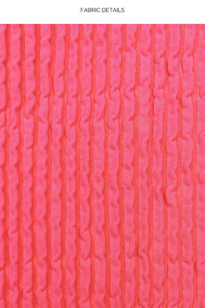 PURA CURIOSIDAD - Scoop Neck Cut Out Top & Tab Side High Leg Thong Bottom • Guava Campaign