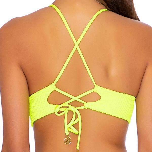 PURA CURIOSIDAD - Cross Back Bustier Top