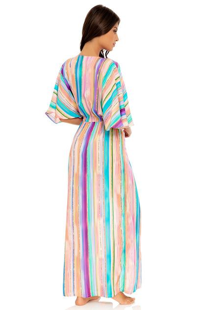 HEAT WAVES - Long Open Tunic • Multicolor