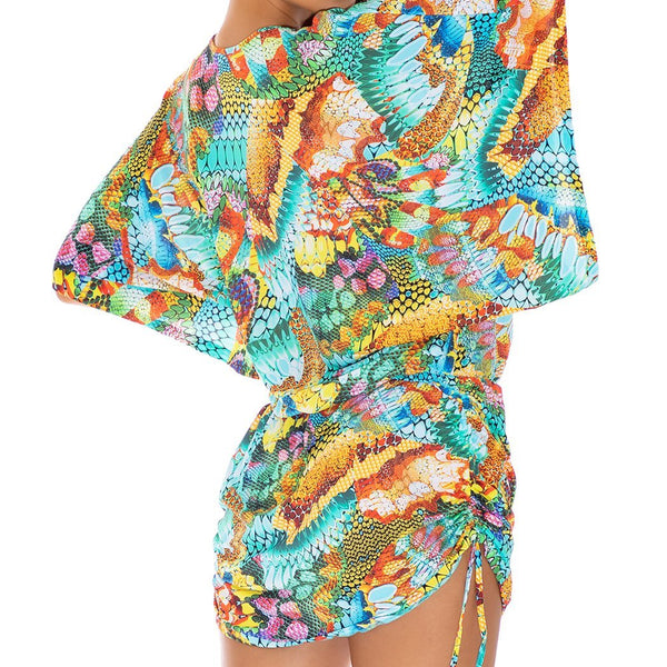 JUST WING IT - Cabana V Neck Dress