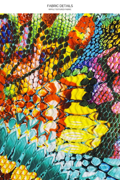 JUST WING IT - Bandeau Top & Brazilian Bottom • Multicolor