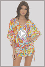 SUMMER LOVE - Cabana V Neck Dress • White