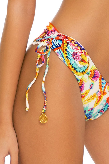 SUMMER LOVE - Underwire Top & Drawstring Side  Bottom • White