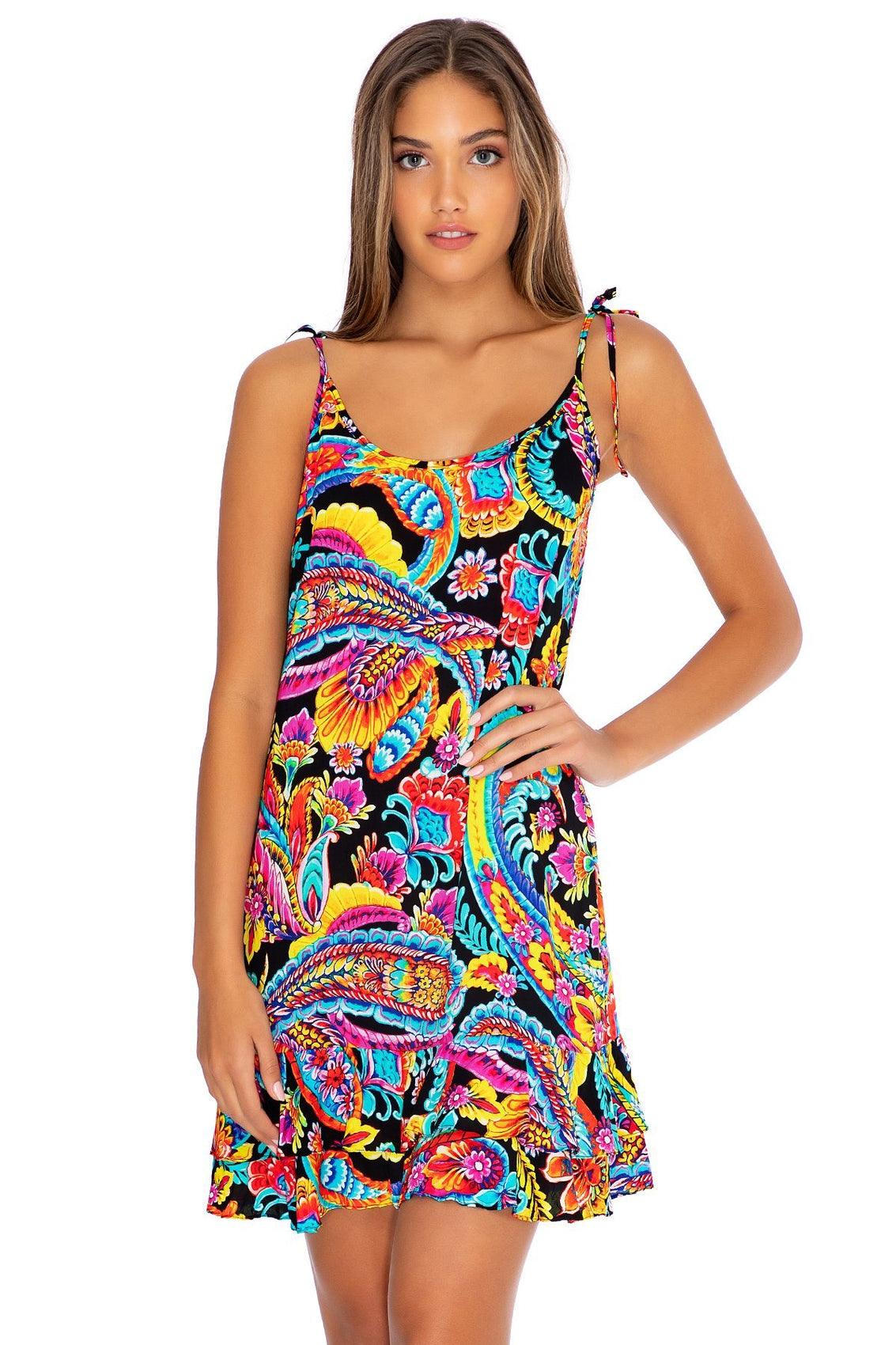 MOON NIGHTS - Ruffle Dress • Multicolor