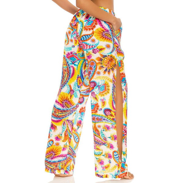 SUMMER LOVE - Split Side Wide Leg Pant