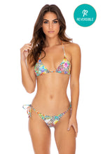 LULI'S JUNGLE - Triangle Top & Wavey Ruched Back Tie Side Bottom • Multicolor