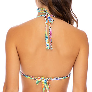 LULI'S JUNGLE - Triangle Halter Top