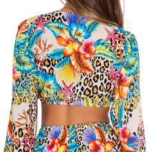 LULI'S JUNGLE - Front Knot Crop Top