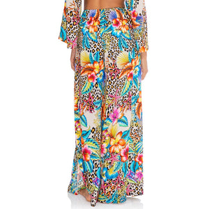 LULI'S JUNGLE - Open Sides Wide Leg Pant