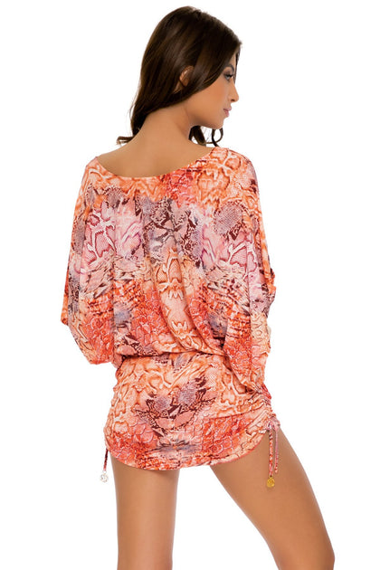 SKINS - South Beach Dress • Coral Snake