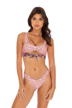 TIKI BABE - Tie Front Tank Top & High Leg Bottom • Multicolor Runway