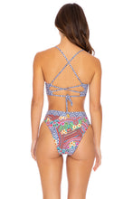LULI TRIBE - Underwire Top & High Leg Banded Waist Bottom • Multicolor Runway