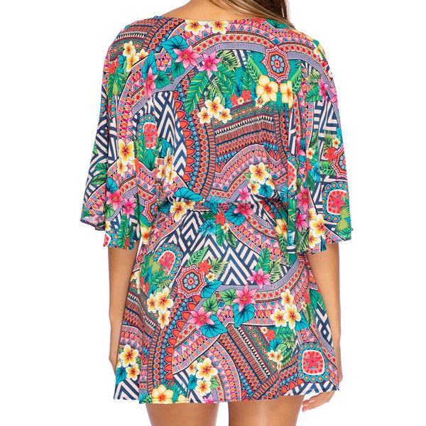 LULI TRIBE - Laced Up Short Dress