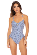 LULI TRIBE - Drawstring High Leg One Piece • Multicolor