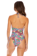 LULI TRIBE - Drawstring High Leg One Piece • Multicolor