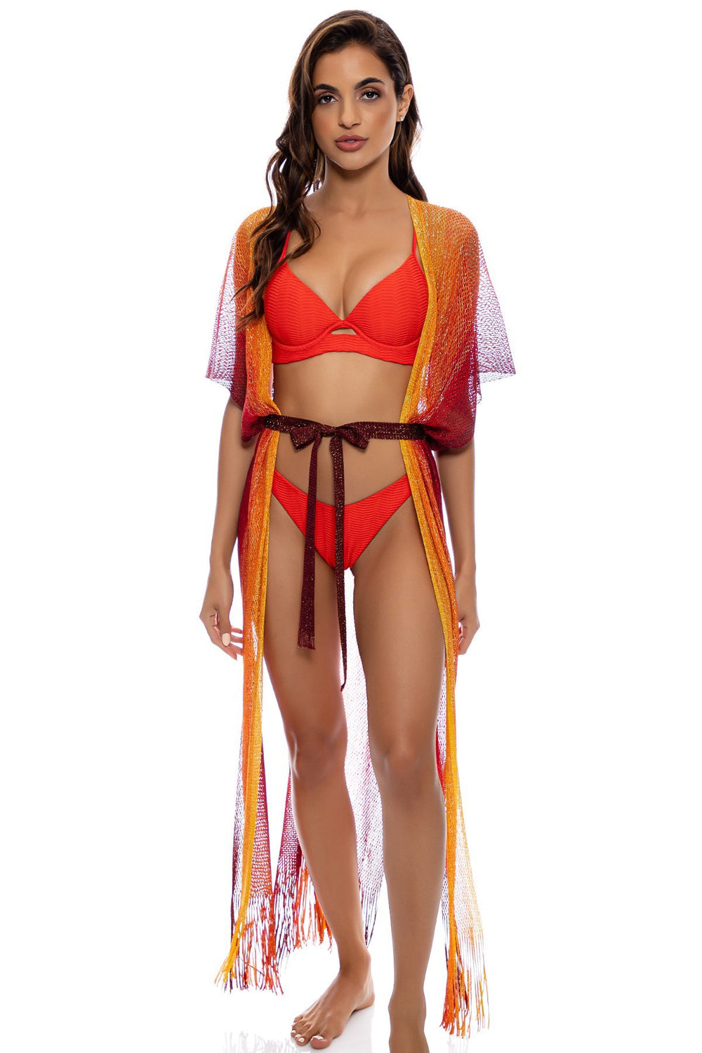 SUNSHINE ADDICT - Long Caftan • Sunset