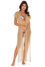GOLDEN QUEEN - Long Caftan • Gold Rush