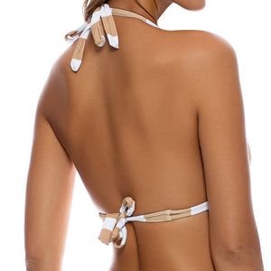 GOLDEN HOUR - Triangle Halter Top