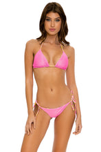 WILD SWEETHEART - Triangle Top & Wavey Ruched Back Tie Side Bottom • Multicolor