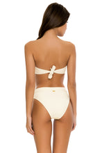 DESERT STAR - Bandeau Top & High Leg Banded Waist Bottom • Ivory