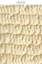 DESERT STAR - Bandeau Top & High Leg Banded Waist Bottom • Ivory