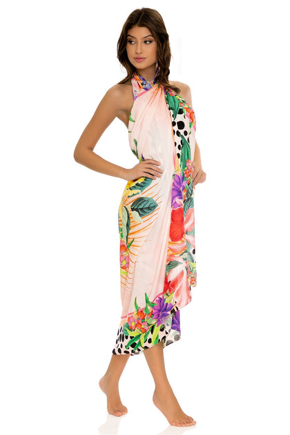 SHOCKING FLORALS - Pareo • Multicolor
