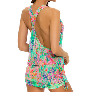 LEMONADE RUSH - T Back Mini Dress